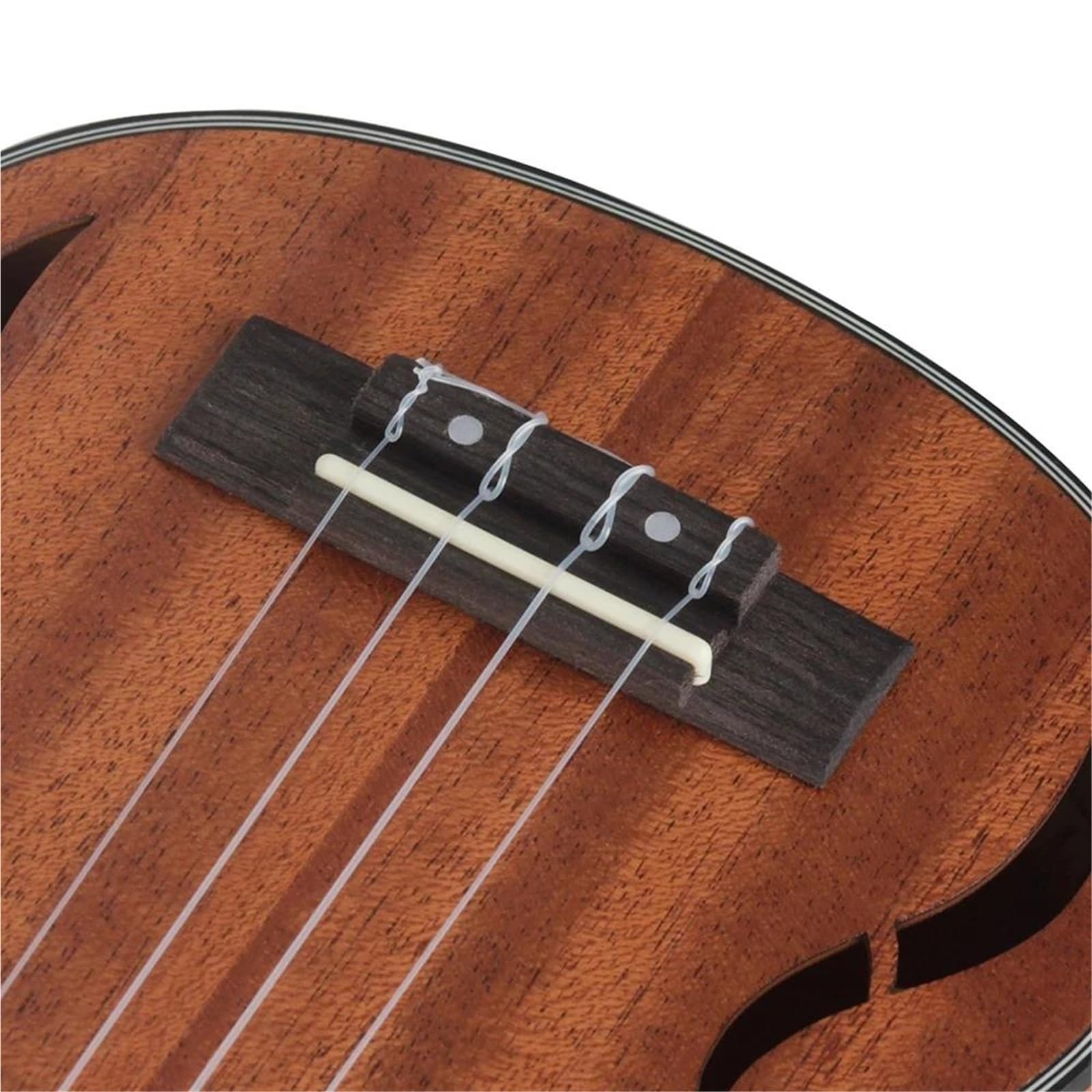 Ukulele Instrumenty Muzyczne Ukulele 21 Cali Profesjonalne 4 Struny Mahoń Z Futerałem Tunerem Kapodastrem Paskiem Kostkami I Akcesoriami(Type2)