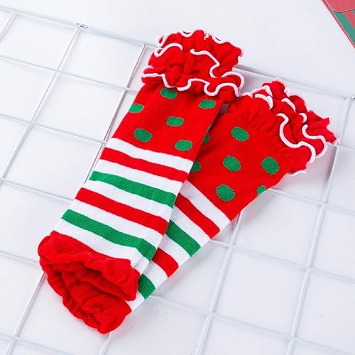 Miniatura 4 de Disfraz de elfo de Navidad para bebé, traje de Navidad, vestido de tutú con diadema y leggings