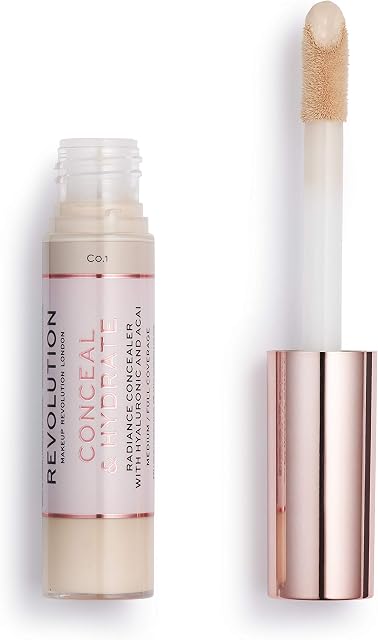 Makeup Revolution, Conceal & Hydrate, Concealer, C0.1, 13g