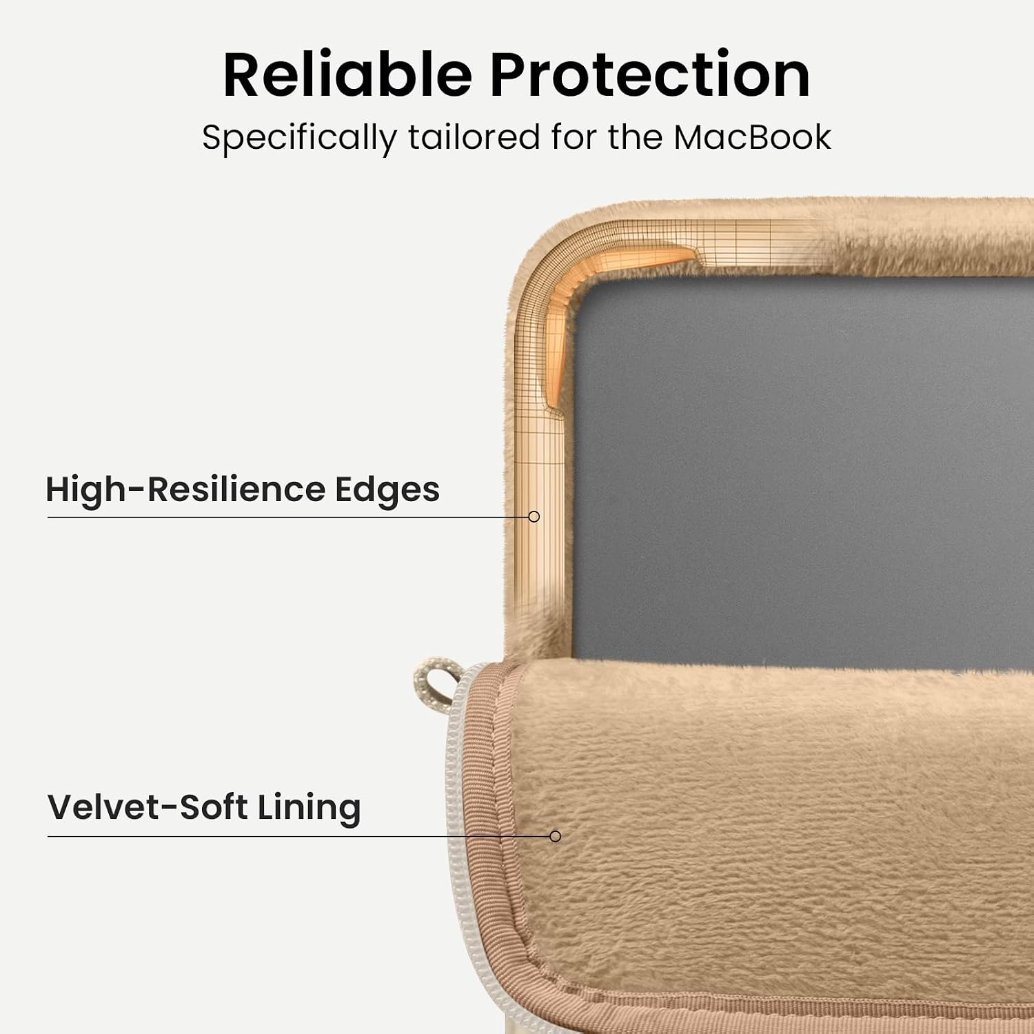 tomtoc 360 Protective Puffy Laptop Case for 16-inch MacBook Pro M5 Pro/Max | 2026, A3428 A3429, M4/M3/M2/M1 Pro/Max A3403 A3186 A2991, Quilted Design Soft Puffer Travel Sleeve Bag for Dell XPS 16 Laptop