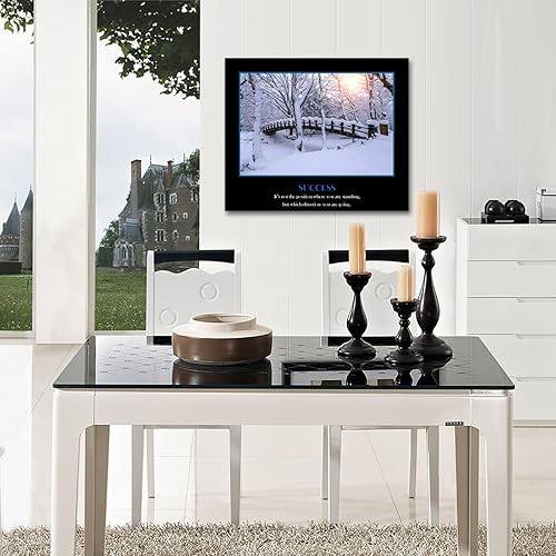 Miniatura 3 de KREATIVE ARTS Póster motivacional de trabajo en equipo, con citas positivas para la oficina, arte de pared para decoración de paredes, 20 x 24