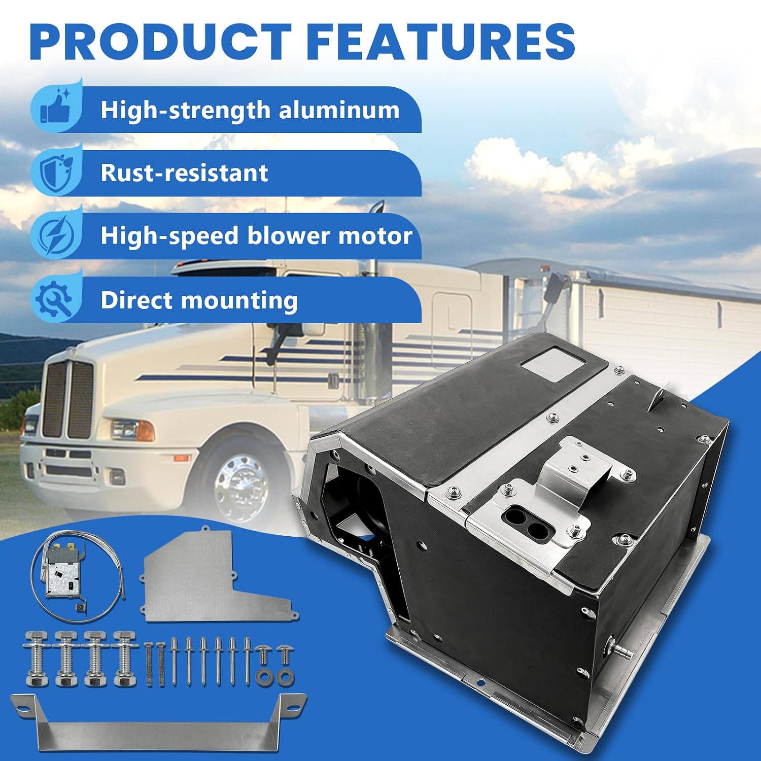 F31-1036-1 AC Heater Box w/Blower Motor Fits for Kenworth T800 T600 W900