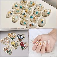 Vista 7 de OLYCRAFT Cuentas de chips de turquesa de 7.62 oz, sin agujero, piedra de cristal natural, piezas trituradas de forma irregular, piedras de cuarzo