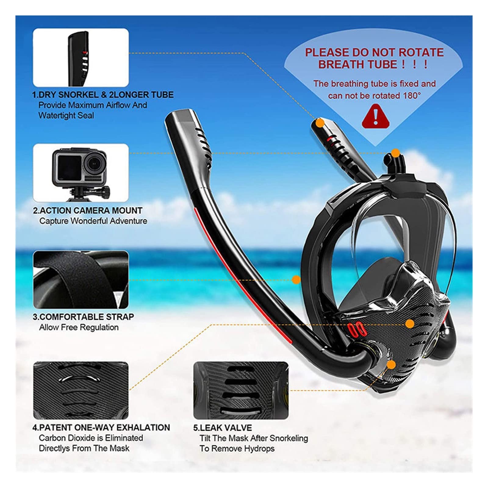 Mini bombola subacquea, Maschera For Lo Snorkeling Adulto Subacquea Anti Fog Full Face Maschera For Immersione Snorkel Diving Goggles Nuoto Snorkel Diving Equipment ,Pacchetti immersioni professionali