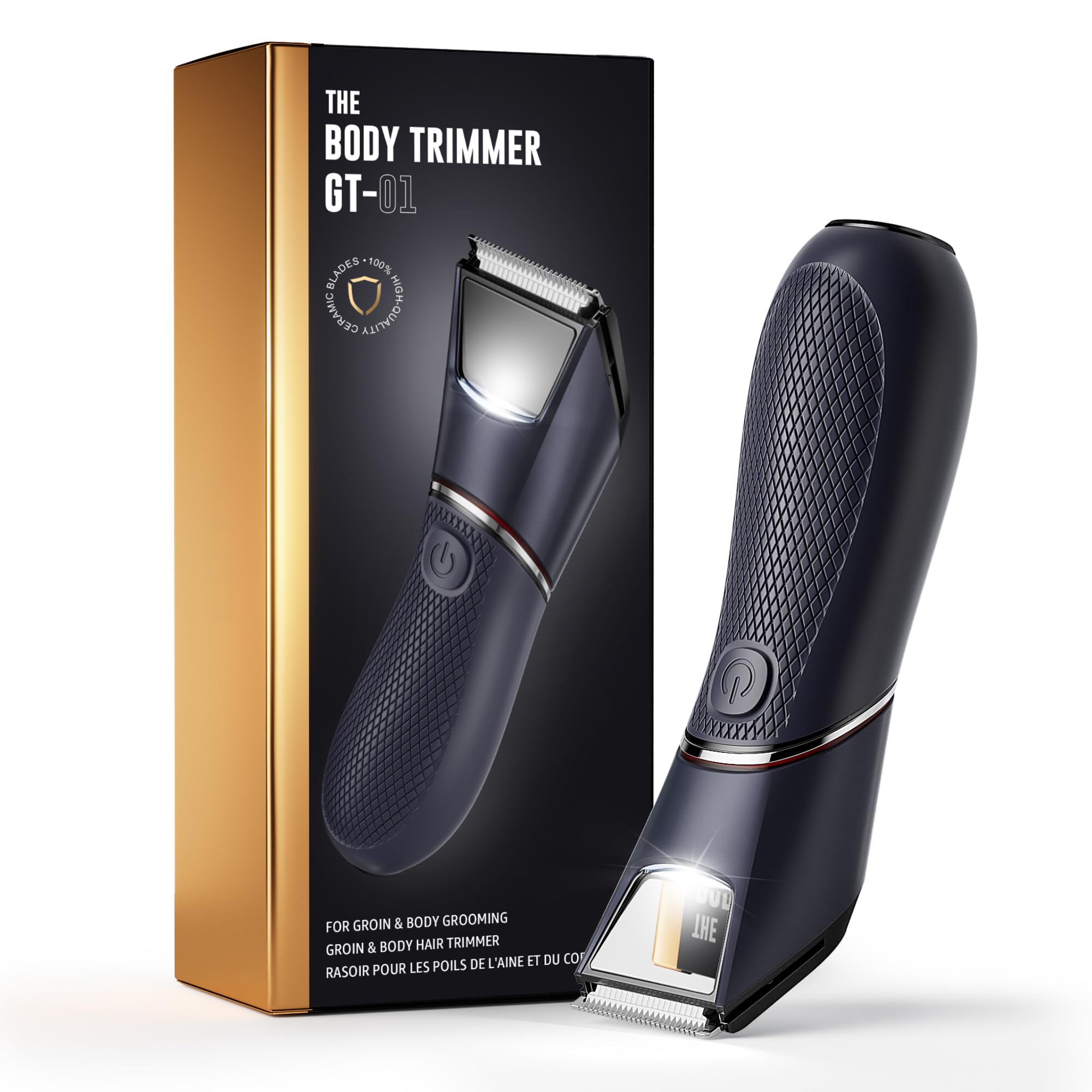 JMJDYITAO Body Hair Trimmer with Mirror