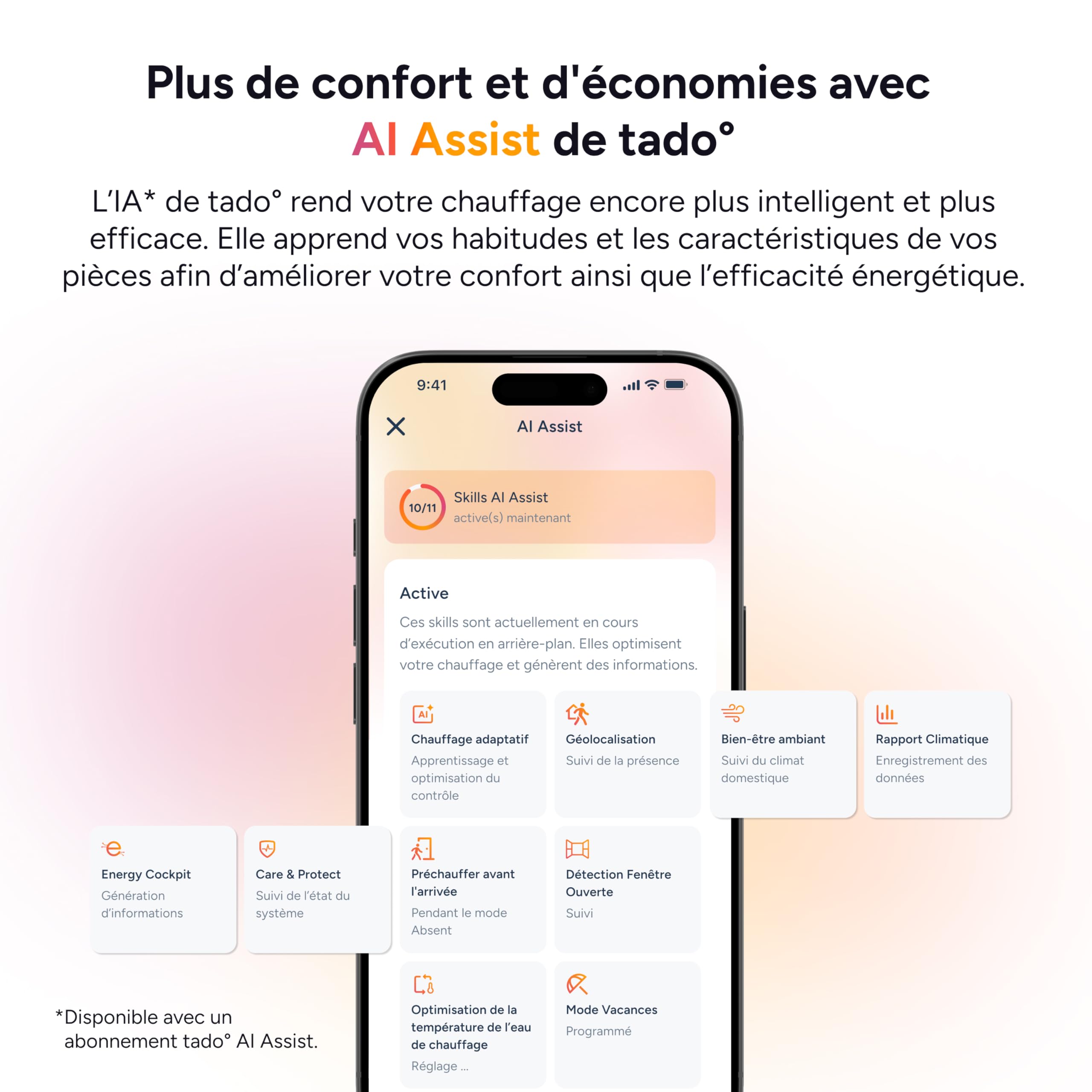 tado° Bridge X, Thread Border Router et amplificateur de signal pour tado° X et d’autres appareils Thread dans le réseau smart home, pas compatible avec V3+ ou une version supérieure