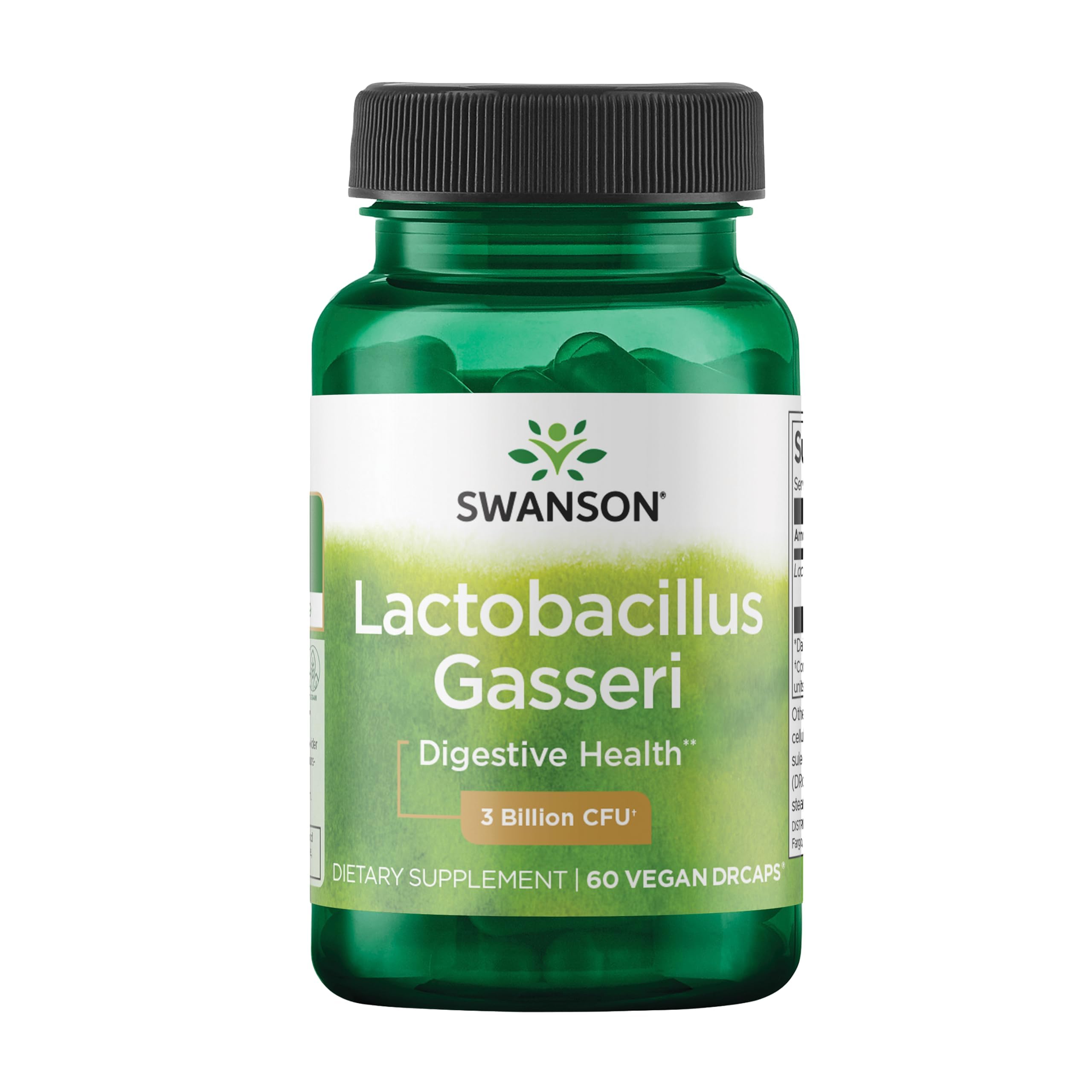 Swanson Lactobacillus Gasseri Probiotic for Adults, 60 Vegan Capsules 1