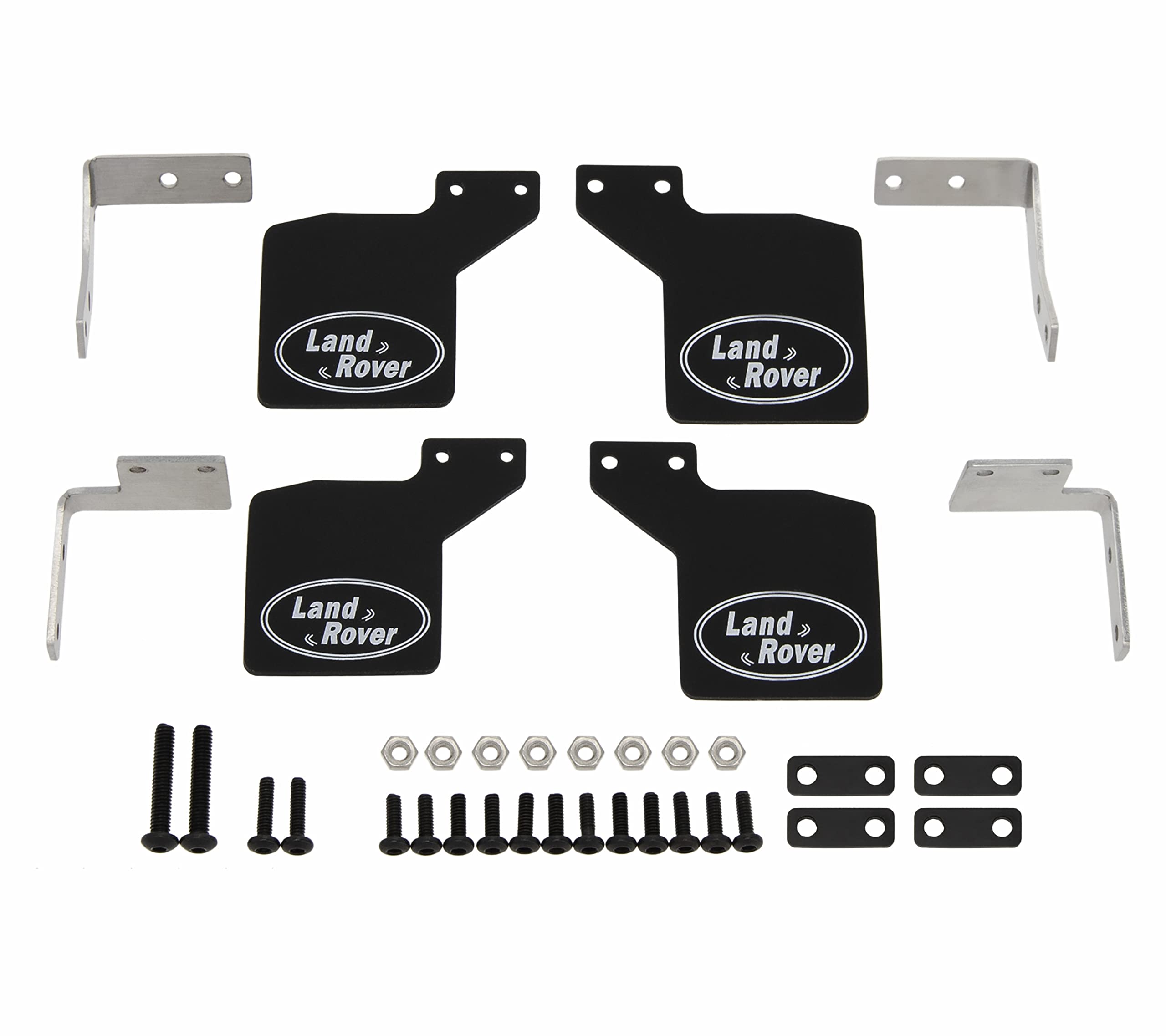 MEUS RACINGTRX4M Mudguard Mud Flaps for TRX4M Land Rover 1/18 RC Crawler Car with Metal Stainless Steel Mount