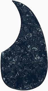 Guitar Parts For Gibson 000-28 Acoustic Guitar Pickguard Self Adhensive (4 Ply Black Pearl-crystal)