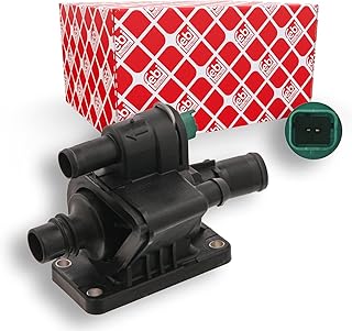 febi bilstein 34997 Thermostat with Thermostat Housing, Sensor and Gasket, 1 Unit
