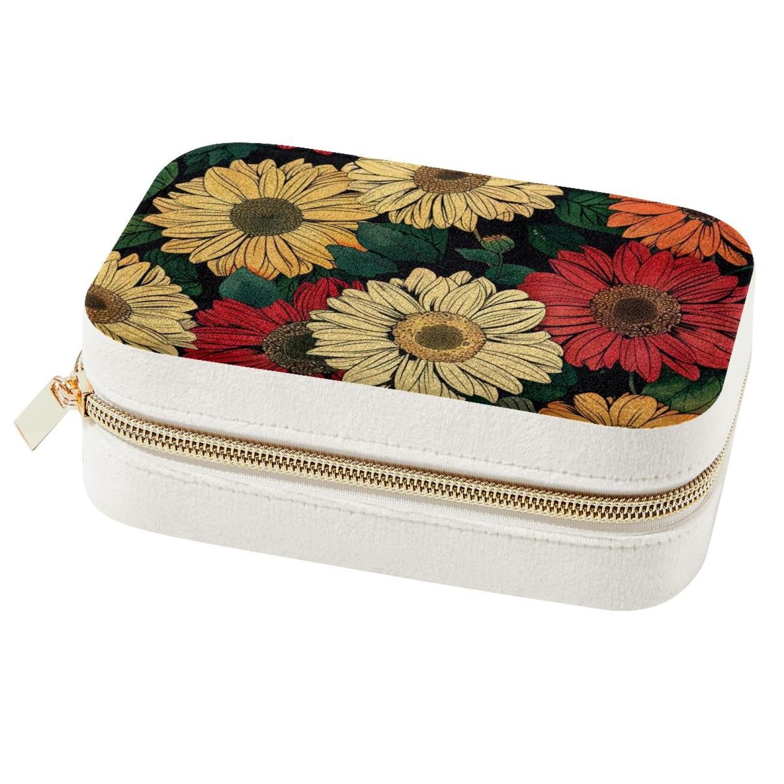 Boîte à bijoux Gerbera cadeau de demoiselle d'honneur pour femmes