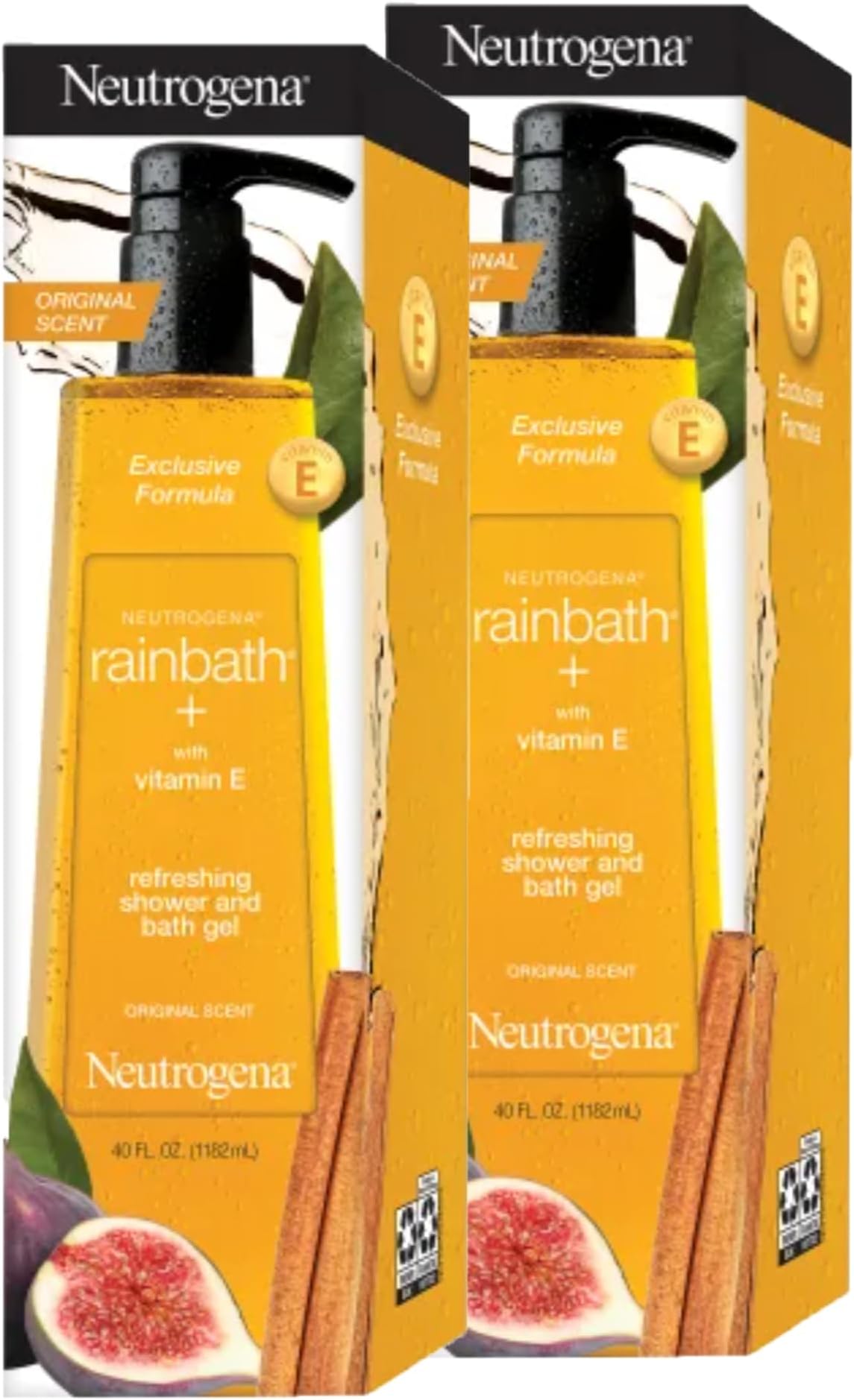 Rainbath Refreshing Shower and Bath Gel 40 Oz Bottle, Pack of 2
