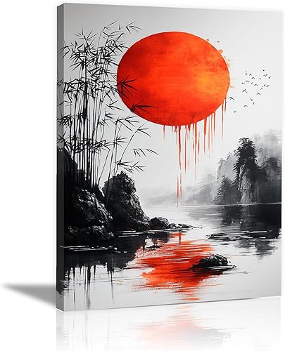 ZUMOOO Vintage Flower Canvas Wall Art Suitable For Living Room Bedroom Home Office Apartment Room Bathroom Modern Wall Decoration Art