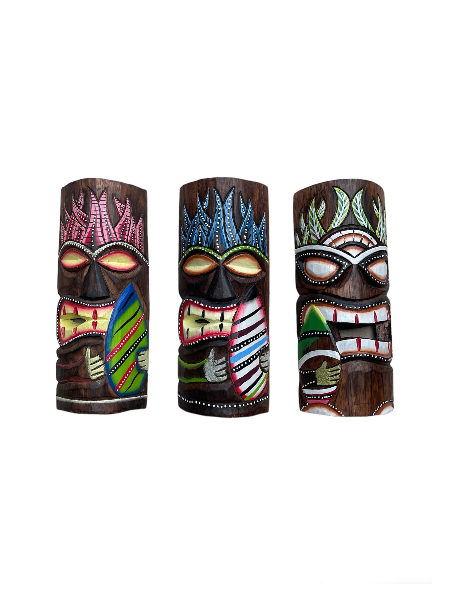ハワイアン　TIKI 5体セット ハワイアン TIKI 5体セット Amazon.com: Zeckos Set of 5 Hand-Carved