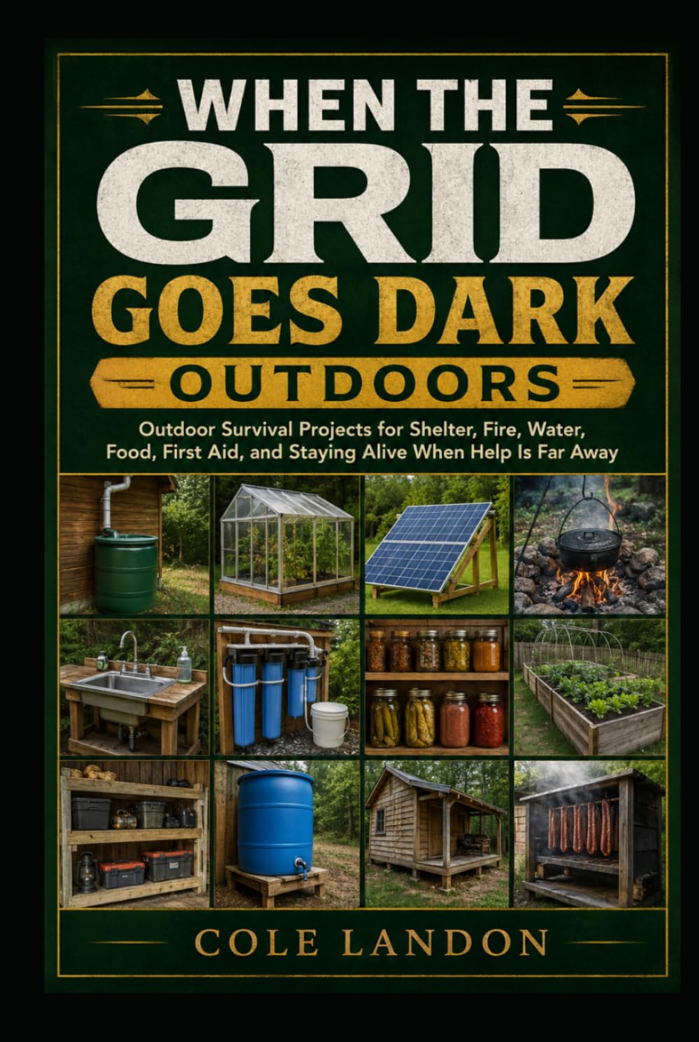 When the Grid Goes Dark Outdoors: Outdoor Survival Projects for Shelter, Fire, Water, Food, First Aid, and Staying Alive When Help Is Far Away
