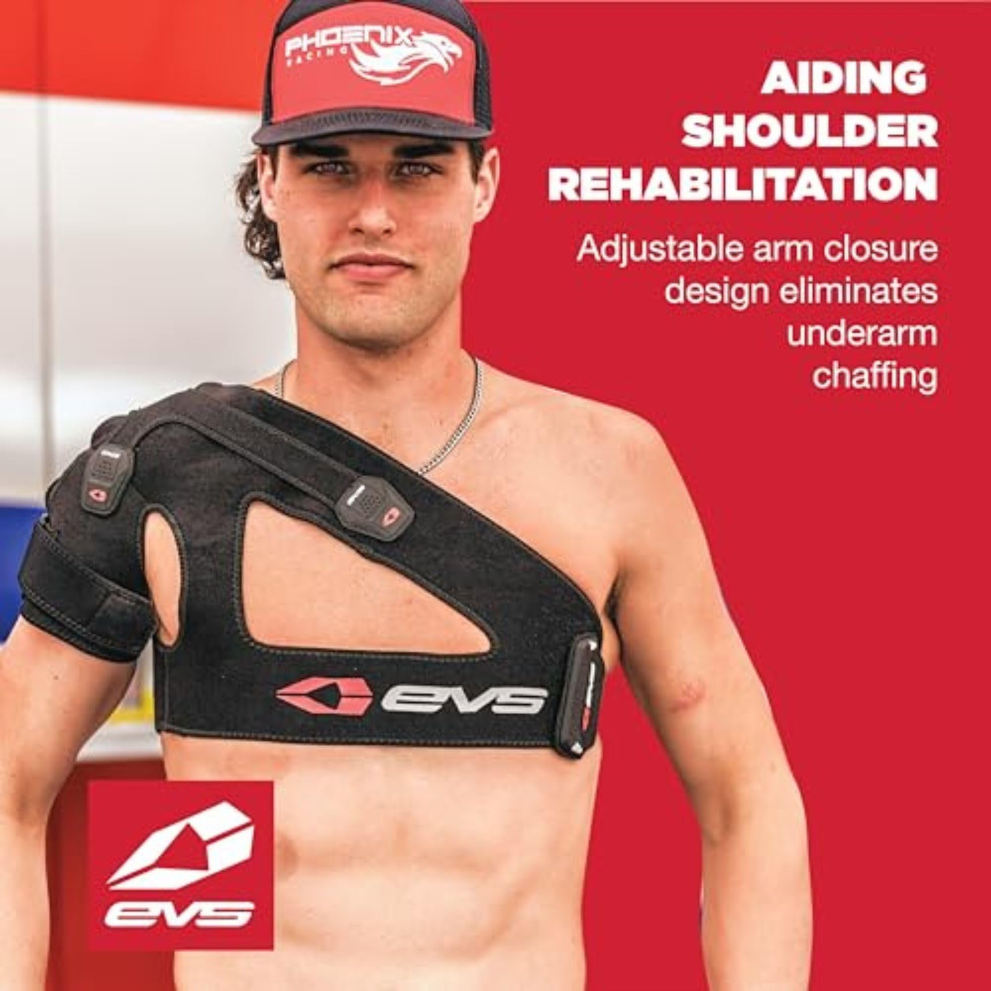 EVS SB03BK-XL Stabilisateur D'épaule, Noir, XL