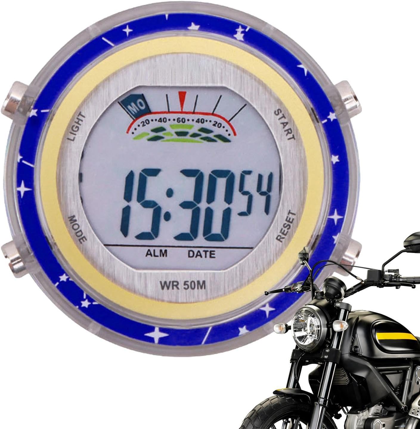 Horloge suspendue pour gilet de moto (Cadeaux pour motards)🏍️