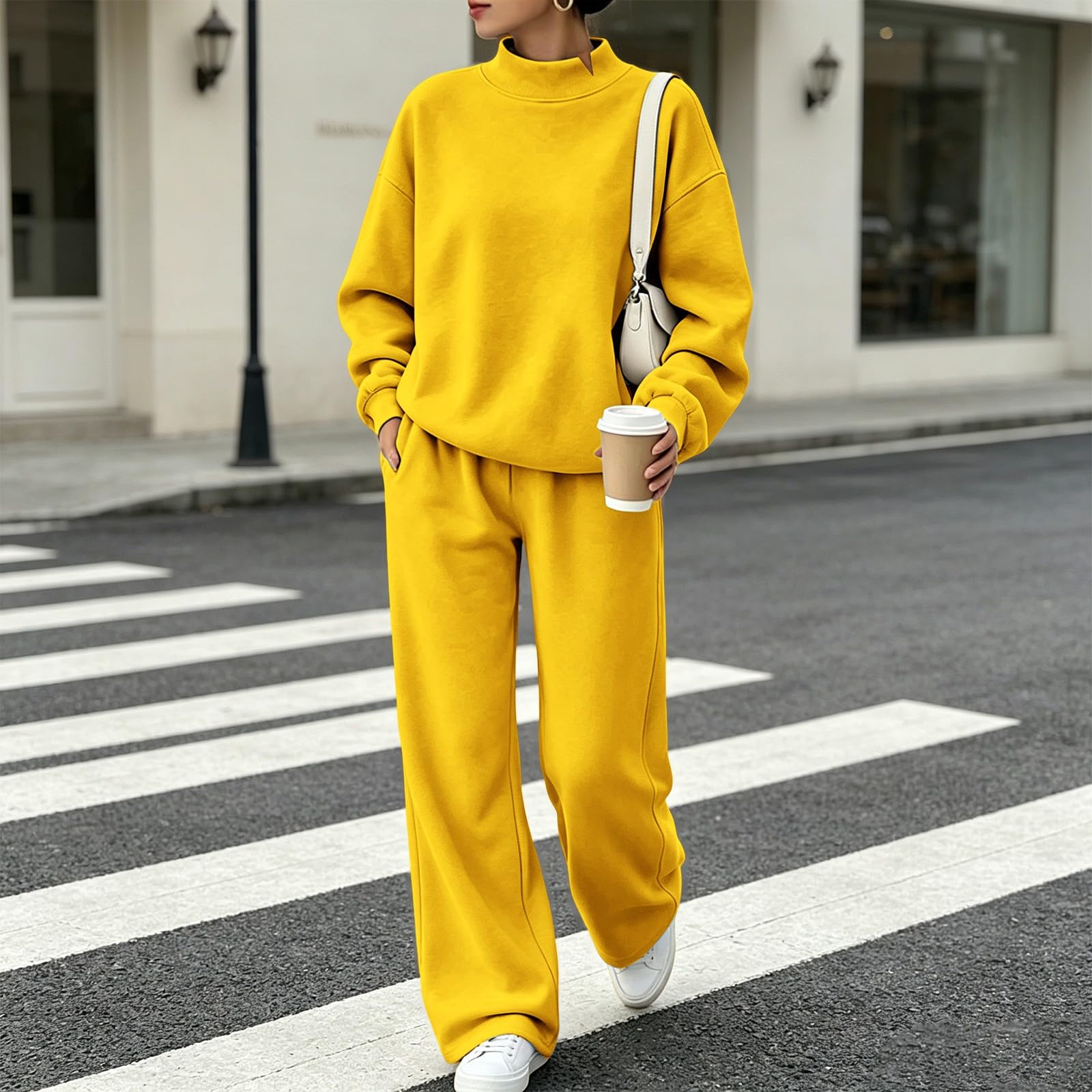 Chándal para mujer, conjunto de chándal de dos piezas, traje deportivo para