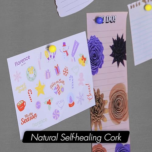 Miniatura 8 de Tablón de anuncios cerrado de 72 x 48 pulgadas, tablero de anuncios de tela con cerradura con marco de aluminio, vitrina de pared con 3 puertas