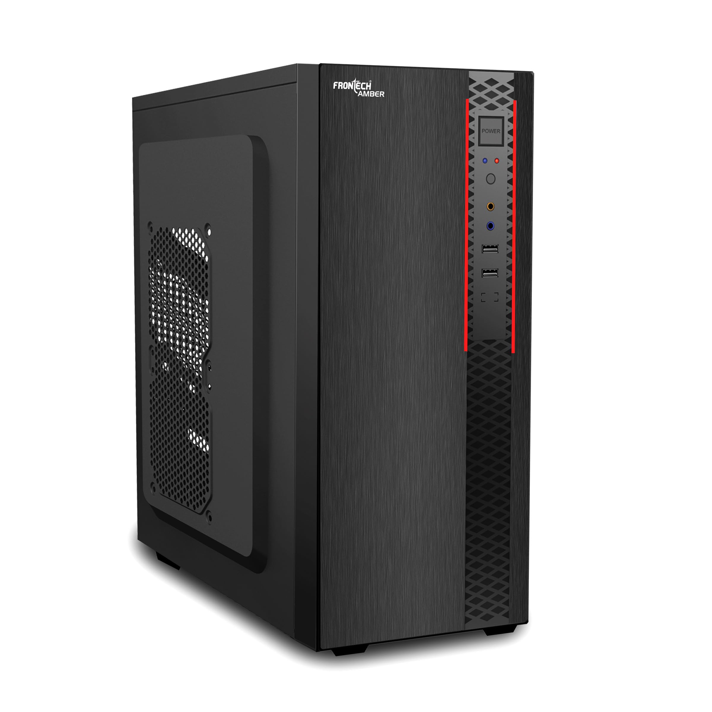 See full amazon price history chart for FRONTECH Amber Premium Silver Series Cabinet/Computer Case with HD Audio | ATX/Mini ATX Compatible | Installed 1 x 80 mm Fan, 2 x USB 1.1 | Ideal for Home/Office/Gaming (FT 4322R, Red) FRONTECH Amber Premium Silver Series Cabinet/Computer Case with HD Audio | ATX/Mini ATX Compatible | Installed 1 x 80 mm Fan, 2 x USB 1.1 | Ideal for Home/Office/Gaming (FT 4322R, Red) (B0CHYHN7L9) Amazon Price History, Amazon Price Tracker