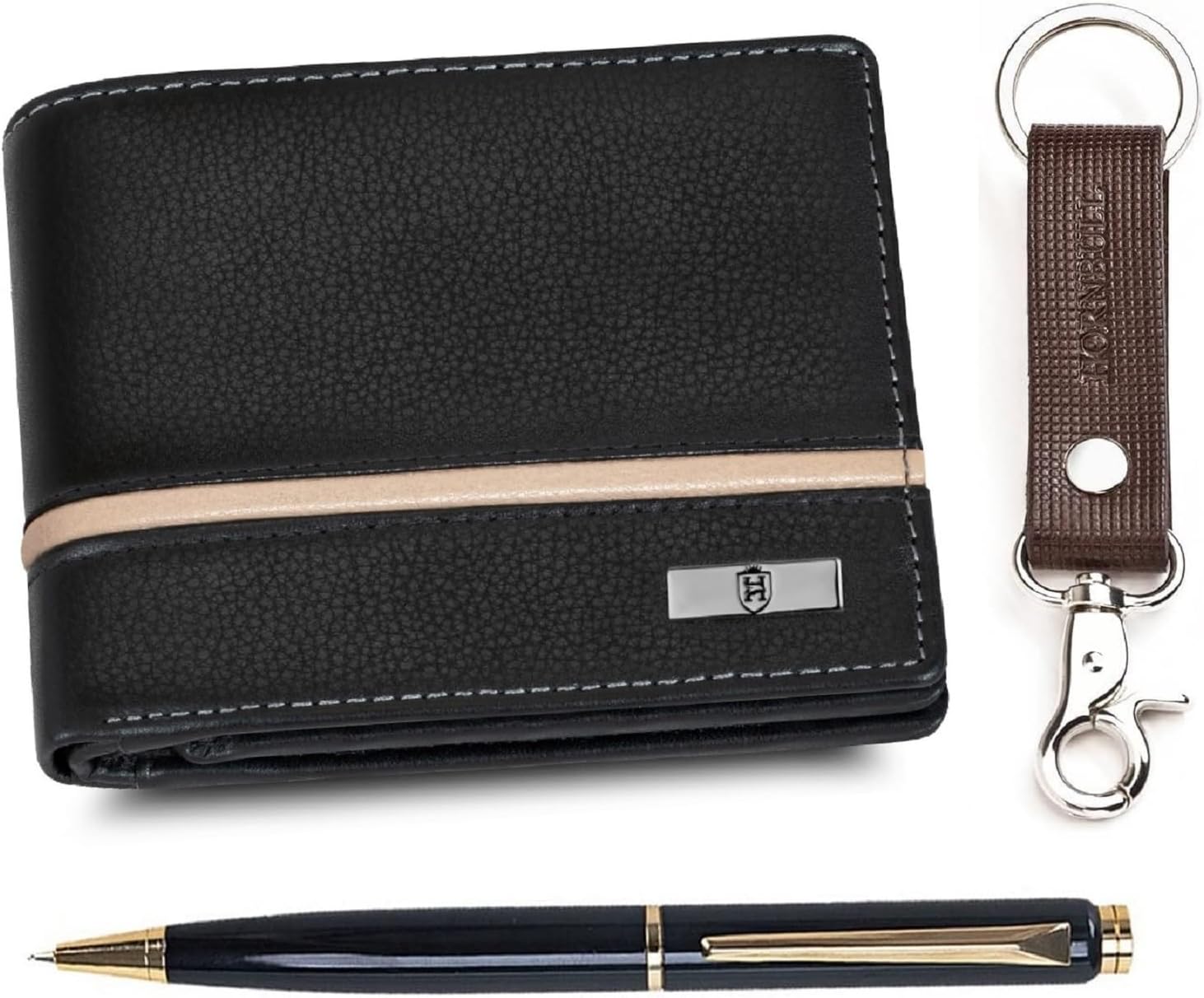 Denial Leather Wallet for Men | Wallets Men with RFID Blocking | Mens Wallet, PN152, Two Fold Wallet