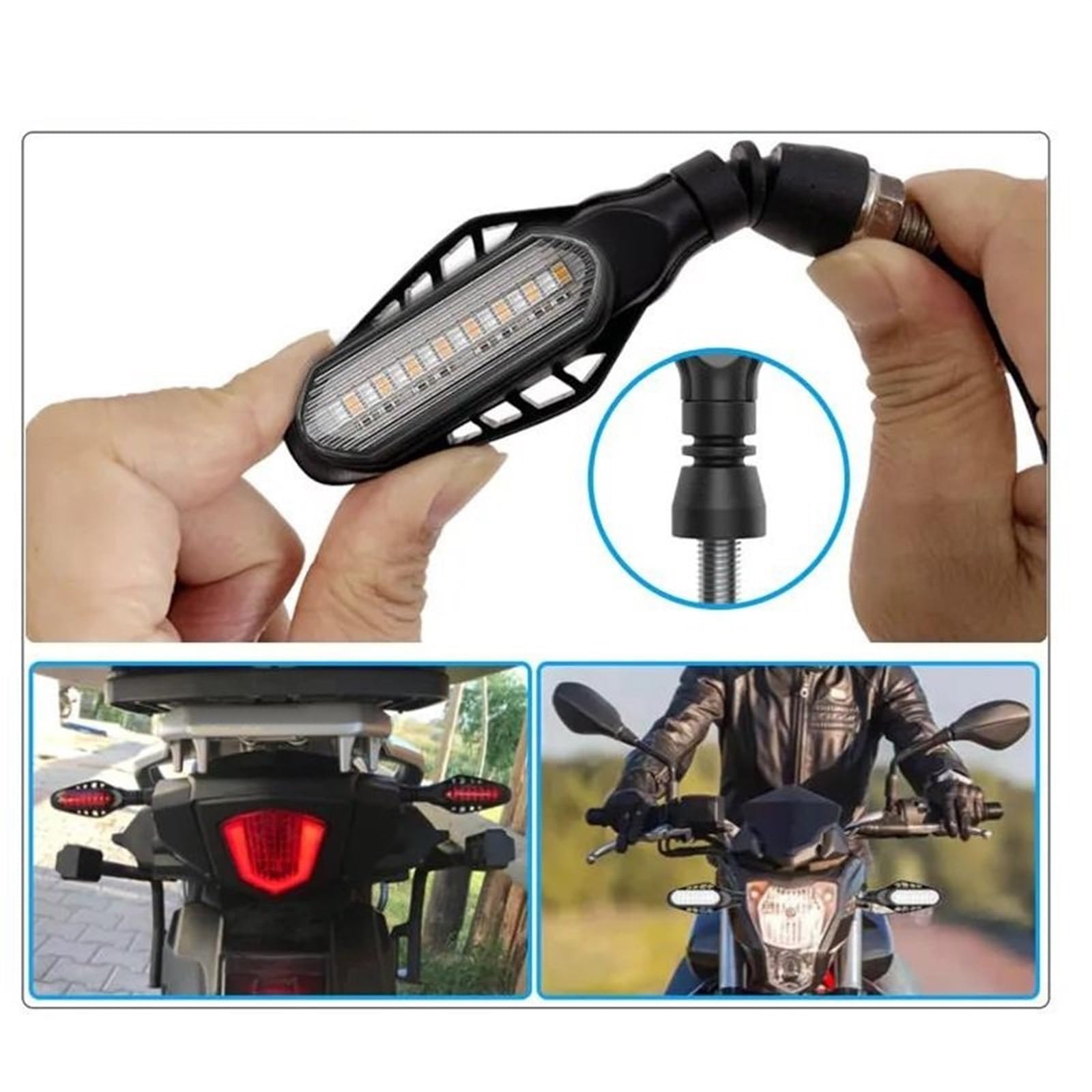Knipperlicht Motorfiets Motorfiets Richtingaanwijzers En Knipperlichten