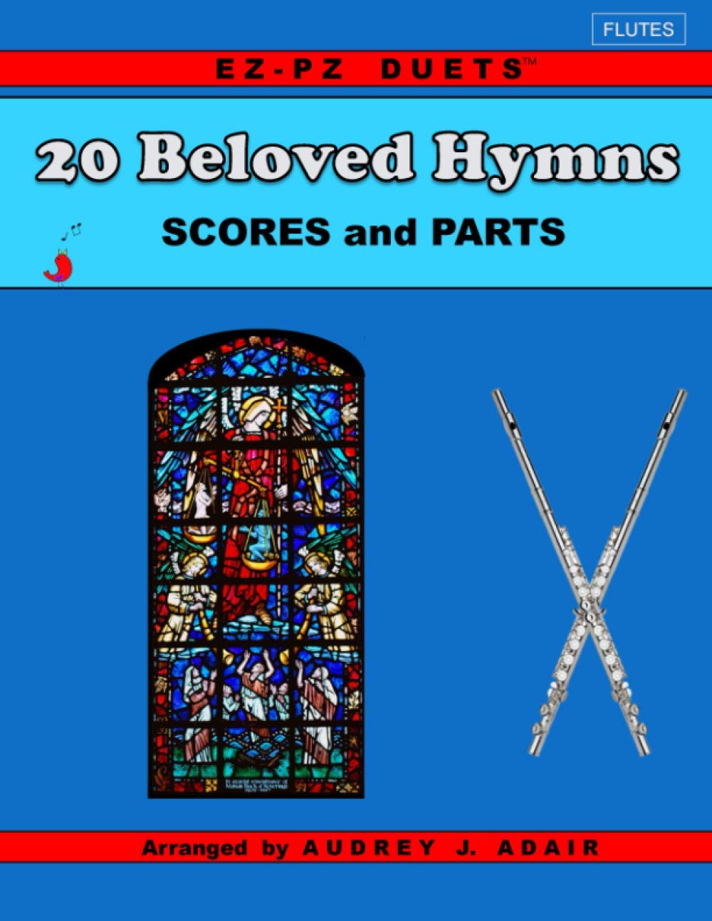 20 Beloved Hymns: EZ-PZ DUETS for flutes (Flute duets)
