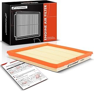 A-Premium Engine Air Filter Compatible with Cadillac SRX 2010-2016 & Saab 9-4X 2011, Flexible Panel, Replace# 15913344