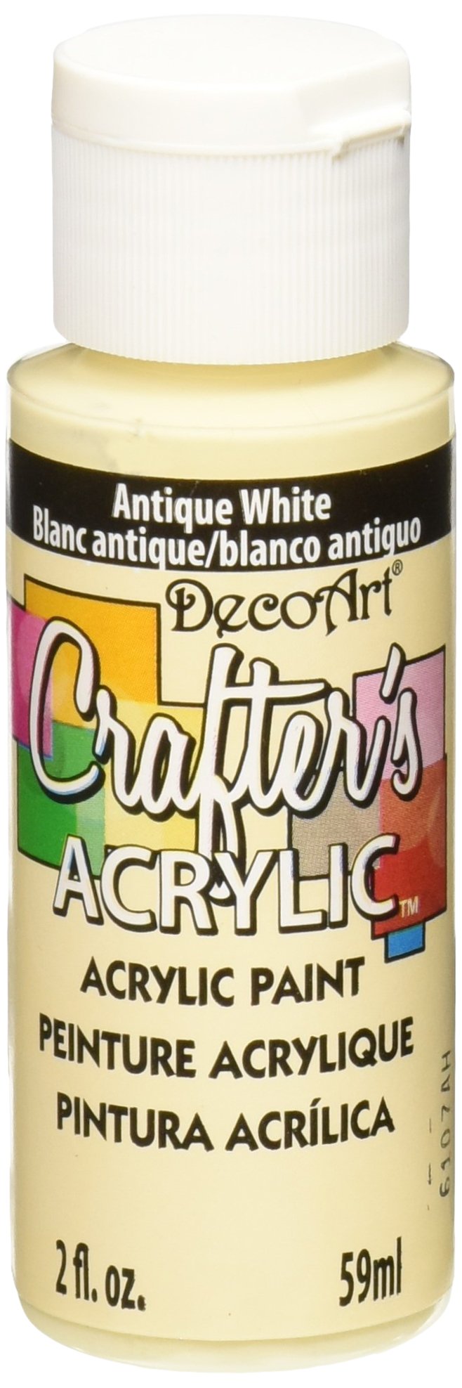 DecoArt Acrylic Paint, Antique White, 59ml