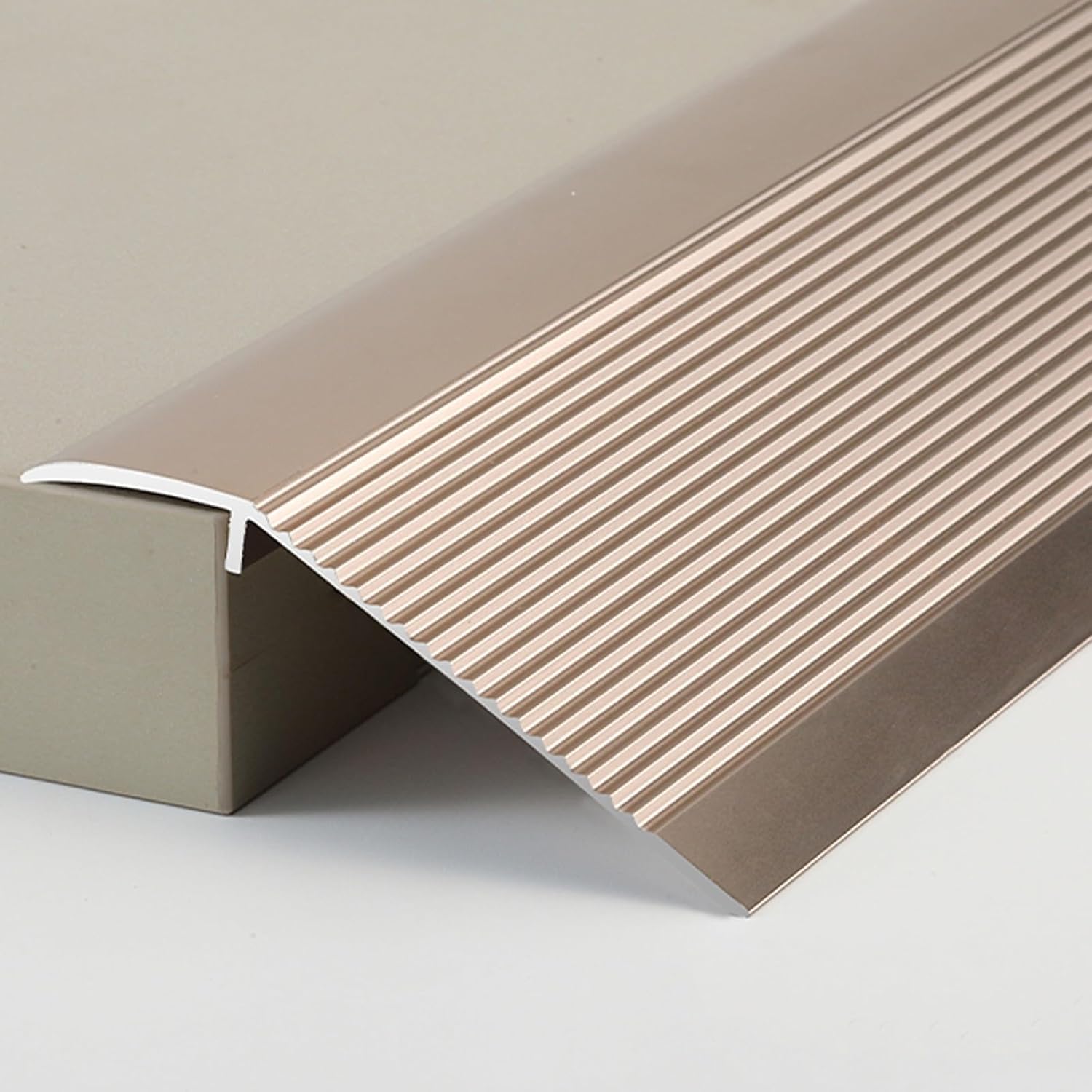 Door Floor Threshold Transition Strip, 10cm Aluminum Door Threshold Transition Strips for Wood to Tile Floor Joining Multicolor