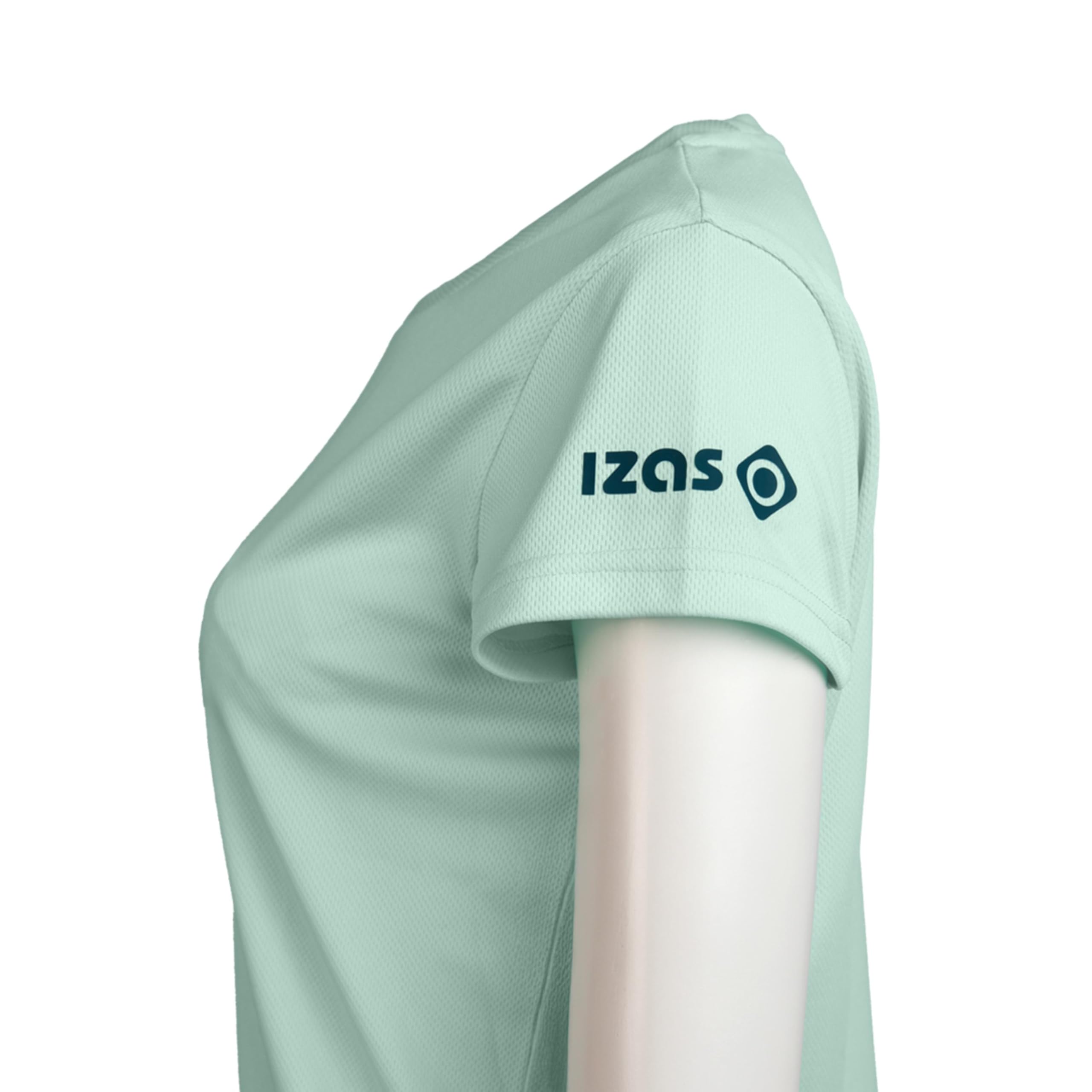Izas Creus W V3 Camiseta Técnica Manga Corta de Mujer para Running y Outdoor, Tejido Dry and Hydrospeed, Ligera y Transpirable, Costuras Planas Antirroces, Secado Rápido