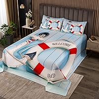 Vista 27 de Erosebridal Juego de colcha con temática oceánica, tamaño Queen, diseño de tortugas marinas para niñas y niños, lindo juego de colcha de animales