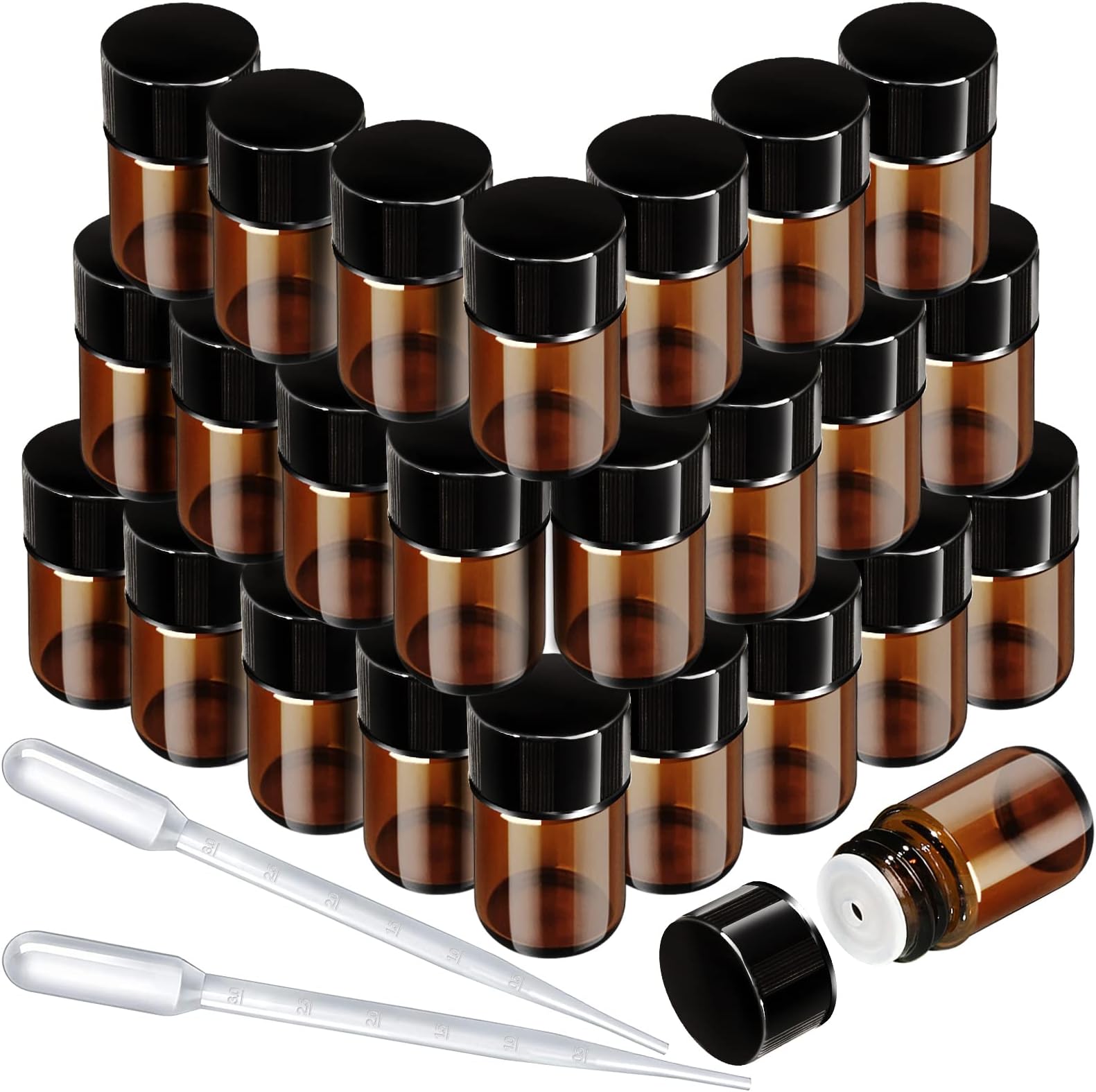 Ciieeo 10er Set Nachfüllbare Duftflaschen-Deckel In Gold - Ersatzkappen Für Aromatherapie Diffuser