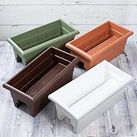 Vista 4 de Root & Vessel Maceta de riel campestre, marrón, 24