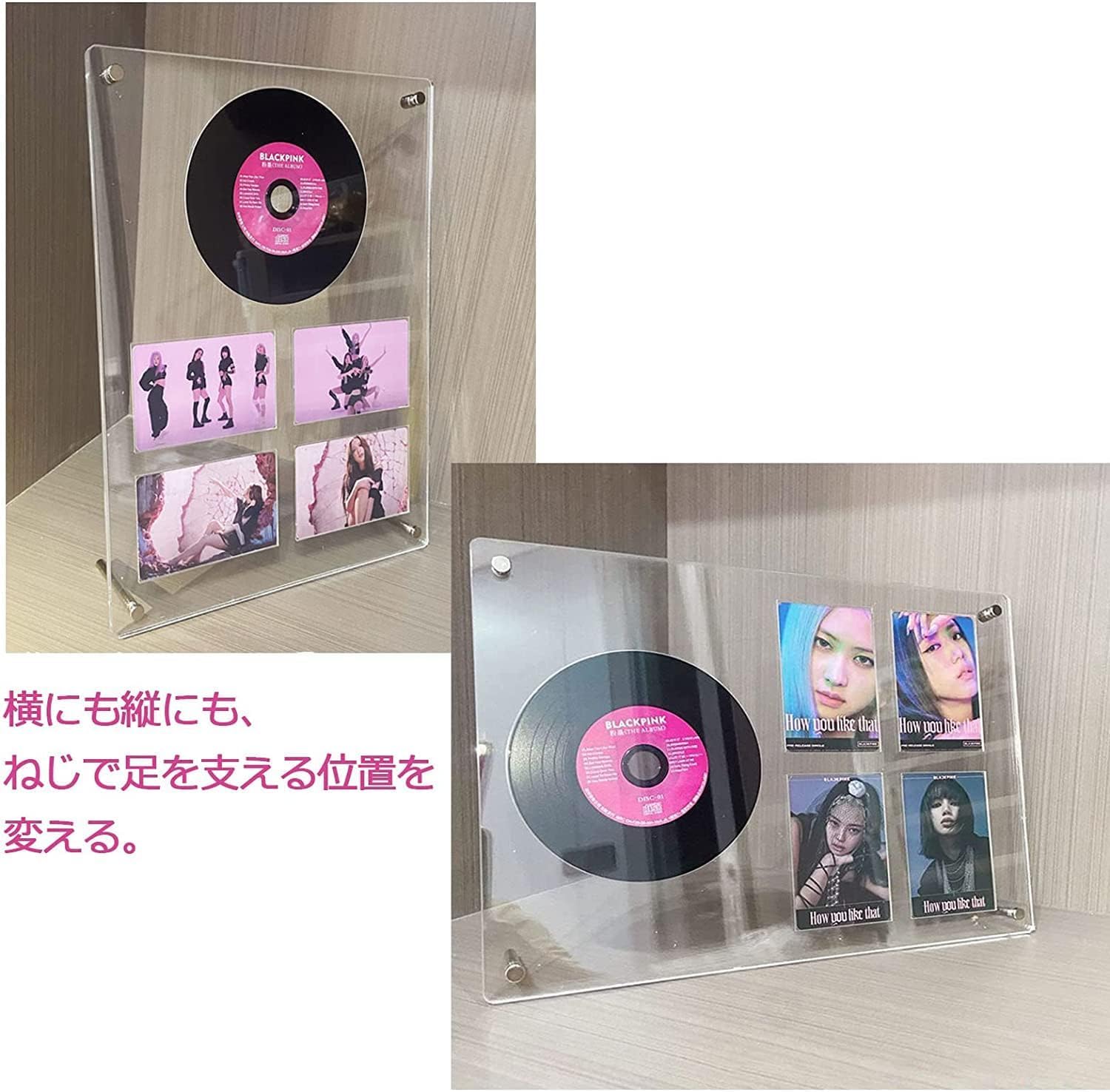 Amazon.co.jp: Riuuyyi CDディスプレイフレーム CDディスク