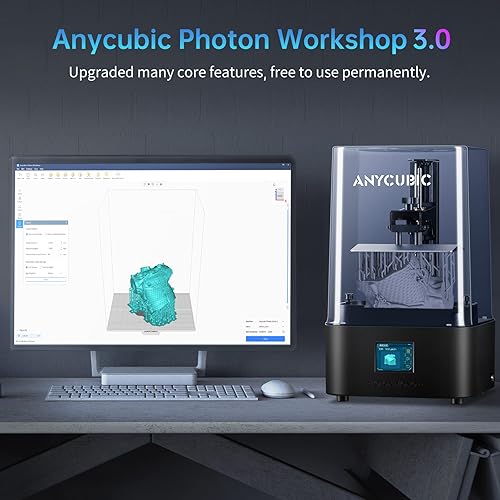 Miniatura 6 de ANYCUBIC Impresora 3D de resina 4K+, impresora 3D LCD Photon Mono 2 con pantalla mono HD de 6.6 pulgadas, película protectora y de alta precisión,