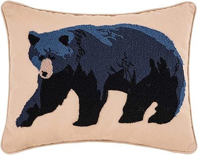 eddie bauer black bear pillow