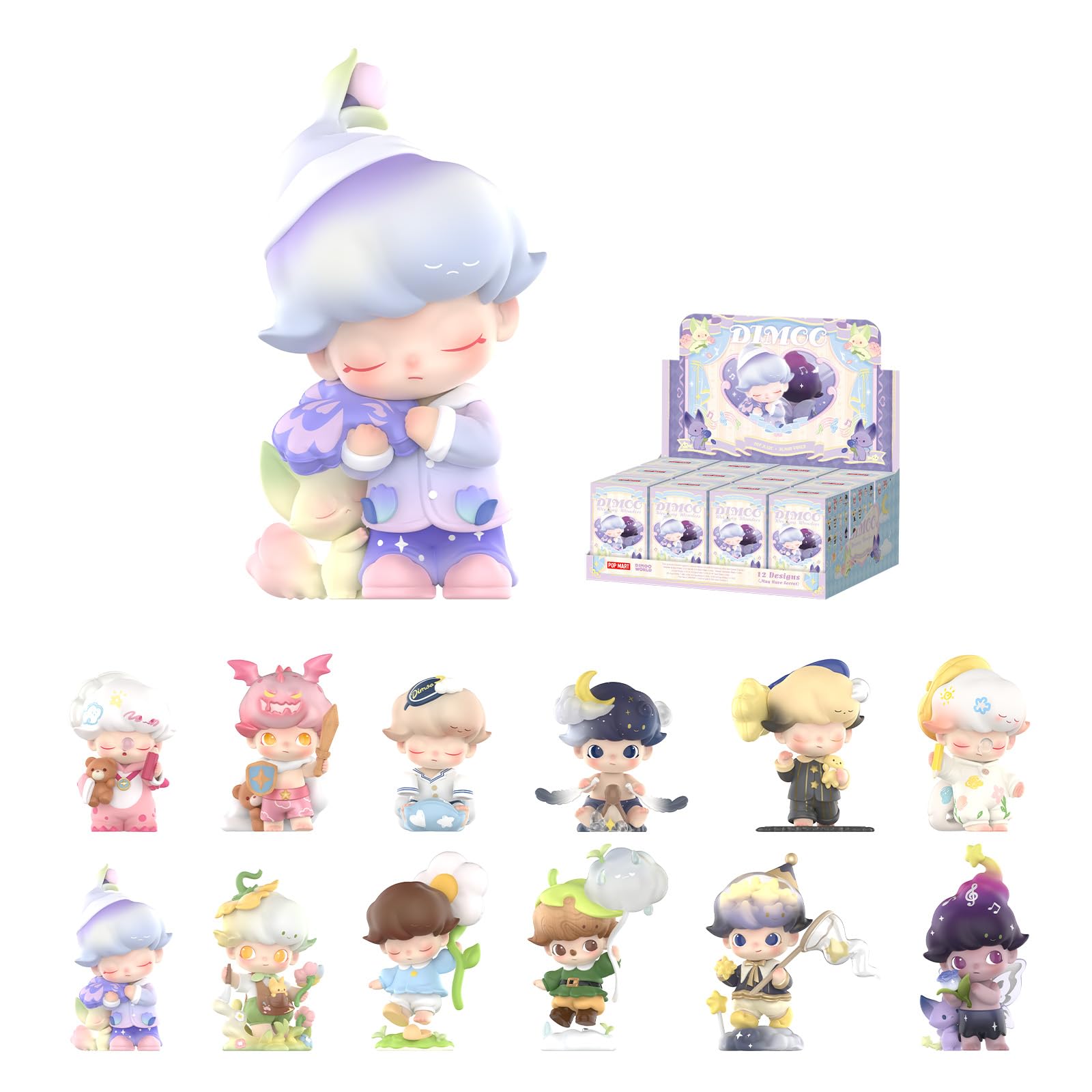POPMART DIMOO Weaving Wonders シリーズ Amazon.com: POP MART DIMOO Weaving Wonders Series Figures, 12PCs