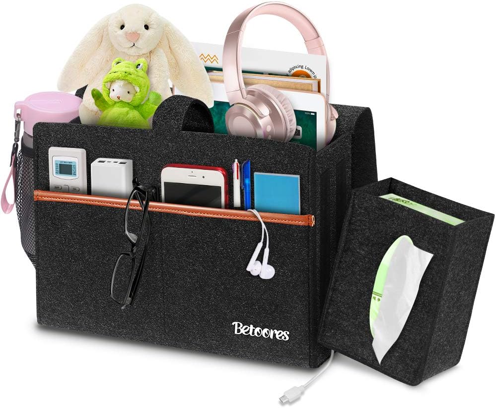 Babybett Organizer Hängetasche - Khaki Aufbewahrung Für Spielzeug & Babysachen