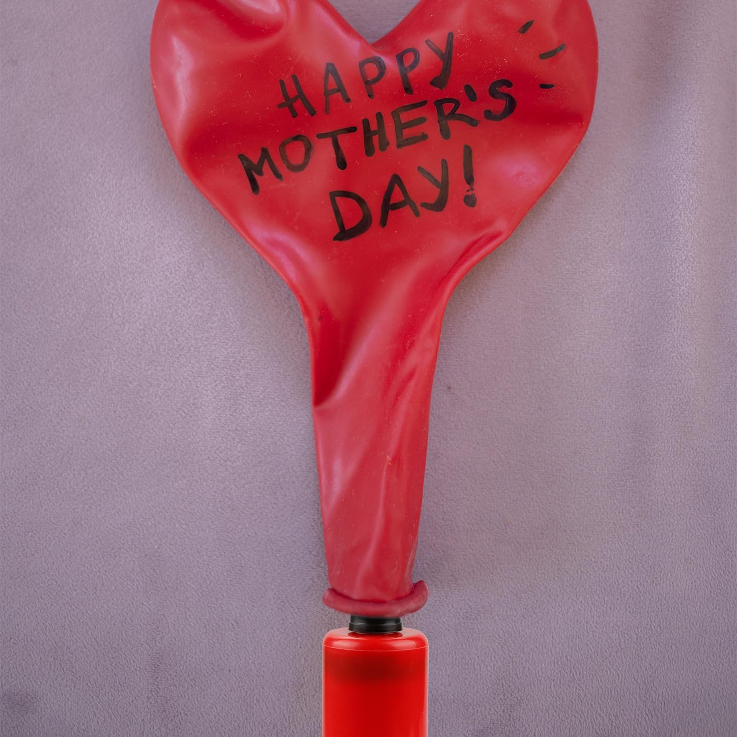 Rumyve Balloon Hand Pump Inflator, Arch Kit, Garland, Latex & Foil Balloons, Yoga Balls (Red) - 2pcs - Image 3