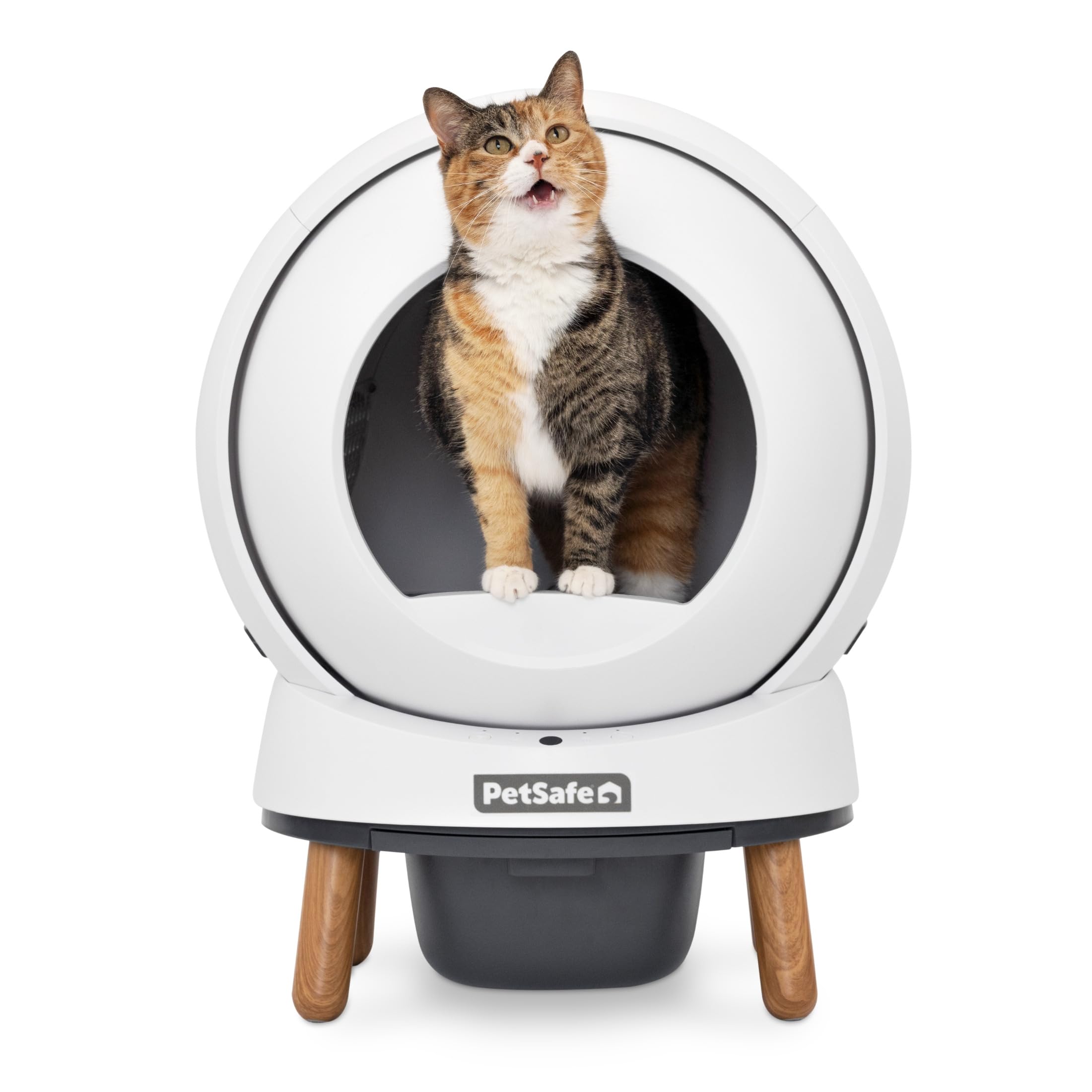 PetSafe - ScoopFree SmartSpin Litière Autonettoyante - Contrôle Avancé des Odeurs & Suivi de la Santé - Contrôle par Application - Compatible avec Toute Litière