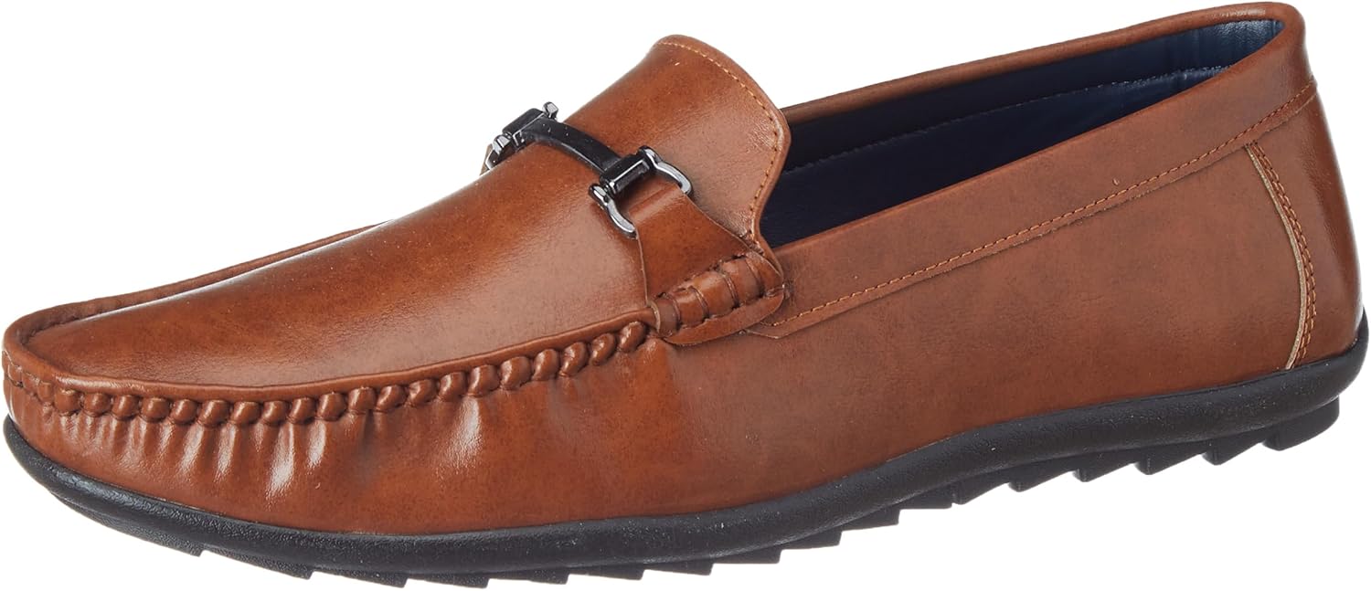 BATA Men's Brown Moccasins Slip-On Dress Shoes, Kuwait Ubuy