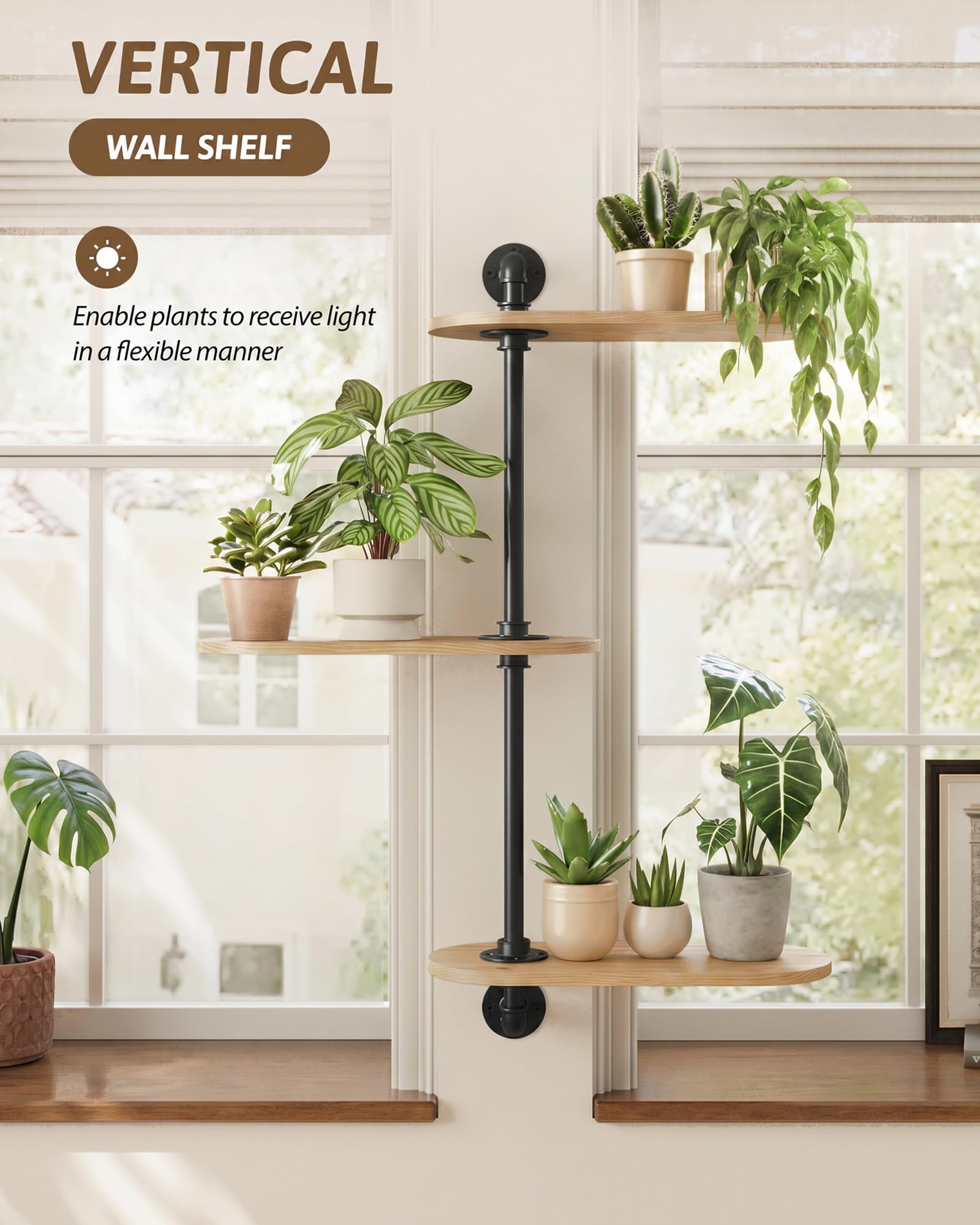 Bamworld Supporto per fiori e piante