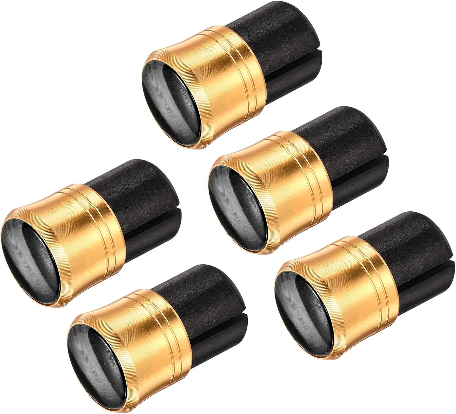 PATIKIL 17mm Dia Fishing Rod End Cup, 5Pcs Plastic Protector for Rod Building Repairing