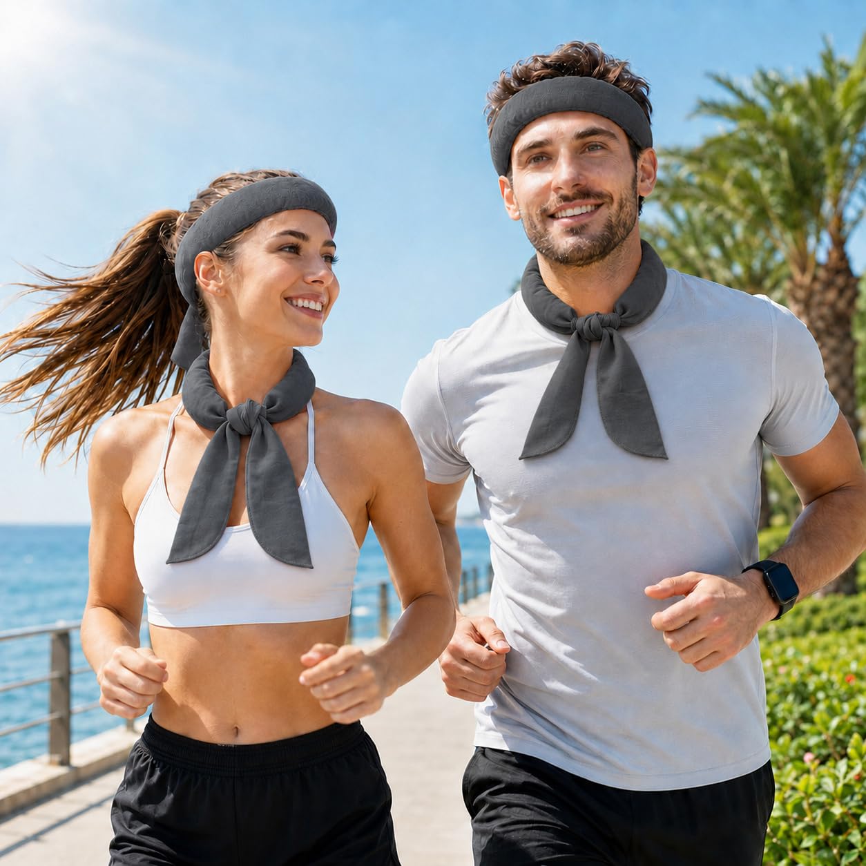 2 panni rinfrescanti per il collo, scaldacollo, scaldacollo sportivo e rinfrescante, unisex e adatto agli animali, per uomini e donne, animali domestici, attività all'aperto e tempo caldo