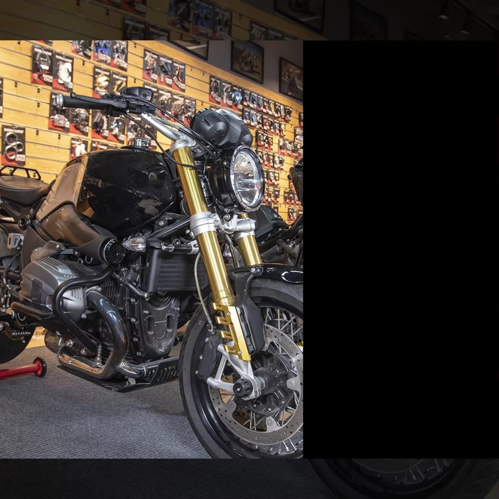 Barra Protección Lateral Compatible Con Para R Para NineT Para Scrambler 2017-2023 Protector Marco Barra Choque Parachoques Motor Motocicleta Protector Riel Para Carrera