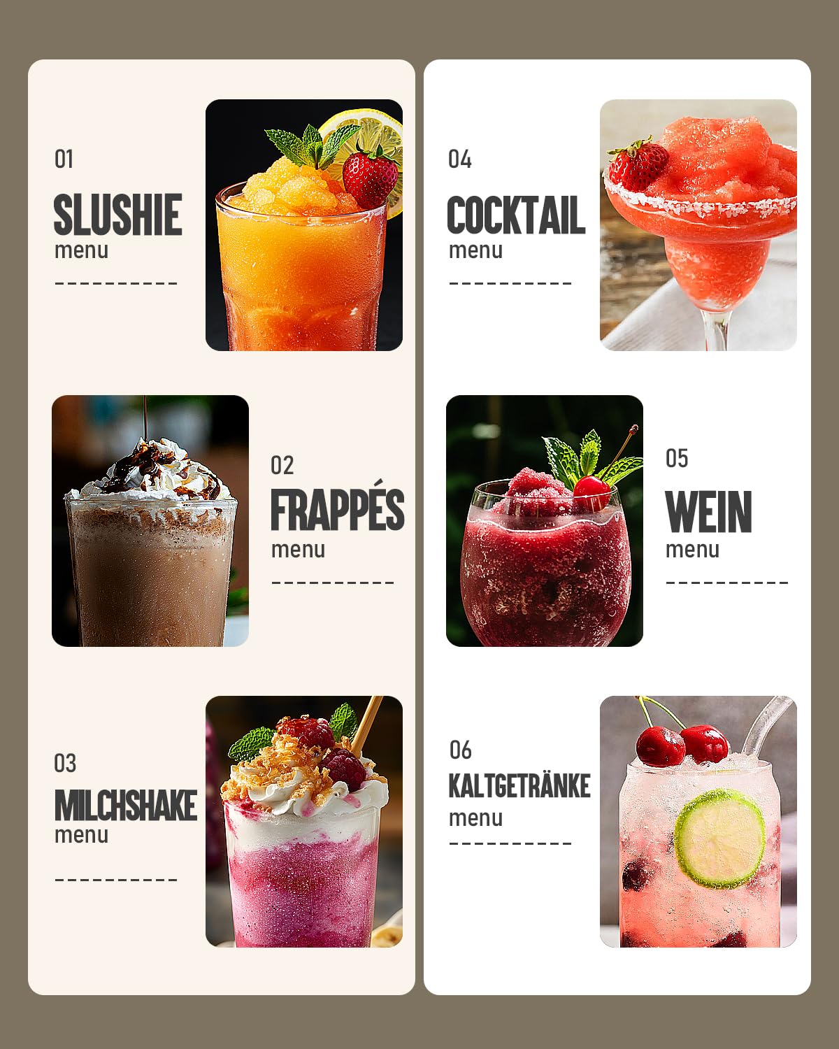 Slush Maschine INOVIVA, Slushie für Zuhause mit Selbstreinigung, 5 voreingestellte Modi, Slushies, Milchshakes, Frappés & gefrorene Cocktails(dunkel)