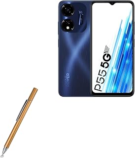 BoxWave Stylus Pen Compatible with itel P55 5G - FineTouch Capacitive Stylus, Super Precise Stylus Pen - Champagne Gold Price In India