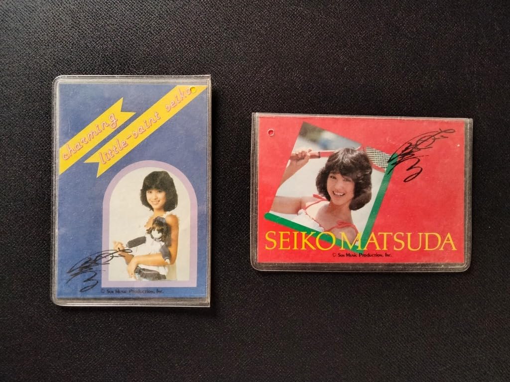 Amazon.co.jp: 80s 松田聖子 当時物 アイドル写真 パス カードケース 2