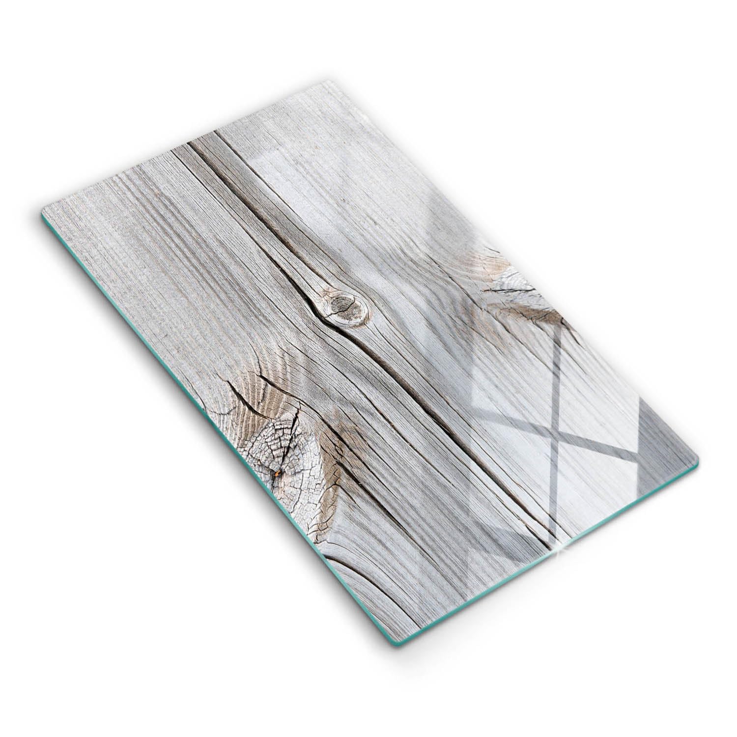 Planche à Découper Induction Haute Résistance Wallfluent 30x52cm Effet Structure du Bois Vif